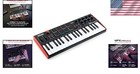 Professional Usb Midi Keyboard Controller With 8 Pads   Sequencer For All Genres