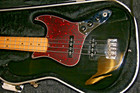 2003 Fender American Electric Jazz Bass Guitar  Black 4 String W ohsc Nice   Usa