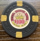 Royal Nevada Hotel Casino  100 Poker Chip 1955 1st Issue Rare