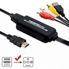 Av To Hdmi Converter Cable - Supports 1080p Hdmi Output For Analog Devices