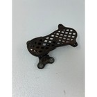Vintage Cast Iron Industrial Sewing Machine Foot Pedal Treadle Hinged Hardware