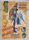 El Ciclon De Jalisco Julio Aldama Lucha Libre Mexican Movie Poster 1963