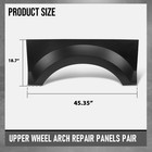 Rear Left Right Upper Wheel Arch Repair Panels For Ford F150 2004-2008 Black