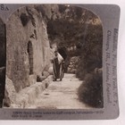 Jerusalem Garden Tomb Jesus Stereoview 1920s Palestine Keystone Israel B1567