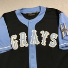 Vintage Homestead Grays Jersey Mens 2xl Black Blue Nlbm Baseball Negro Leagues