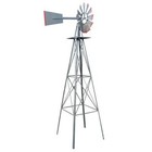 Windmill Ornament 8ft Outdoor Backyard Garden Decor Vane Weather Resistant