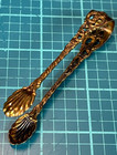 Antique 830 Silver Norwegian Shell Sugar Spoon