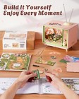 Rolife Sakura Dreamy Tour Music Box With Led 3d Wooden Puzzle Kits Xmas Gifts