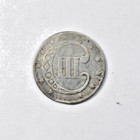 1853 Three Cent Silver   Solid Fine vf 3 Cent   Priced Right 