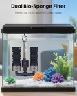 Aquarium Sponge Filter  5 W Submersible Small Aquarium Filter  80 Gph Fish Tank