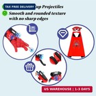 Superhero Capes And Costumes  Led Masks And Web Shooter Toys  Role-playing Sets 