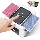 Automatic Card Shuffler For 1-4 Decks  Rechargeable Low Noise Machine For Poker 