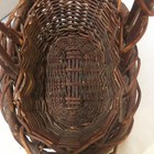 Rustic Grapevine Basket Unisex Small Brown Woven Gathering Handle Farmhouse Boho