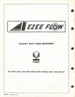 Avco Ezee Flow No  116 Spinner Fertilizer Spreader seeder Manual 1975 Oem
