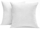  Luxury Goose Down Feather Pillow Inserts - 22x22in  22x22 pack Of 2  White
