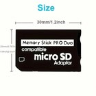 For Sony Psp Micro Sd Sdhc Tf To Memory Stick Ms Pro Duo Psp Adapter Card Reader