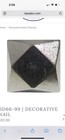 Black Diamond Square Decorative Upholstery Nails Tacks  - 1 2  Nickel Bd66-99