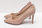 Nine West Size 10 Etta Women s High Heels Light Natural Leather Nude Pumps Shoes