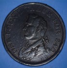 Overstruck On Wellington Copper - 1815 Edmund Burke   Hibernia Penny -  76557573