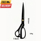 1pc Fabric Scissors Premium Professional 10 In Heavy Duty Leather Sewing Shears