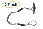 2pack Black white Boat Bungee Dock Line Rope Dock Tie Mooring Rope Stretchable