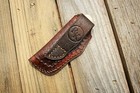 Custom Leather Knife Sheath For 4  Trapper T2  e 
