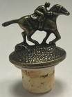 Blanton s Bourbon Cork Bottle Stoppers Horse   Jockey - B L A N T O N  S