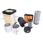 Filter Service Kit For Bobcat S450 S510 S530 S550 S570 S590 T550 T590 T630 T450