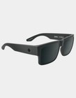 Men s Polarized Spy Cyrus Sunglasses Matte Black Frame Smoke Polarized Lens