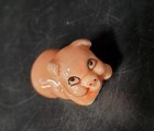 Miniature Porcelain Bone China Bone Ash Piggy Figurine Tiny Pink  B84