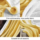 Well Stitched Cotton Cable Knitted Sherpa Fleece Blanket Nice Rich Colors
