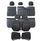 For 2009-2014 Ford F150 Lariat Xl Svt Front   Rear Replacement Seat Cover Black