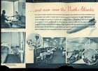 1936 Hindenburg Schedule   Timetable Brochure Deutsche Zeppelin