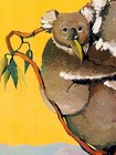 1950s Fly To Australia   New Zealand Vintage Style Travel Poster - 24x32