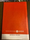 6 Cylinder Industrial Engines H-170   H-225 Paperback Book Operating Manual Vtg