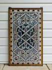 20  X 34  Tiffany Style Stained Glass Panel Jeweled Window Panel