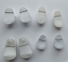Lot Of 4 Pairs Of Vintage Plastic Baby Doll Shoes Sizes Vary 1 Fairyland