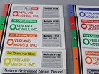 Overland Models  Inc  Bulletins  122 To  129 From 1998-2000 Model Trains