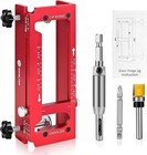 Door Hinge Jig  Aluminum Alloy Door Hinge Template Kit For Router  Adjustable Us