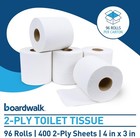 Boardwalk 6144 2-ply Dry Toilet Tissue  400 Sheets - 96 Rolls Dis
