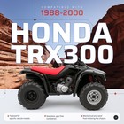 Black Front Fender Flaps Flare Mud Guard Plastic abs  For Honda Trx300 1988-2000