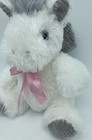 Dan Dee Collectors Choice White Pegasus Gray Wings Plush Pink Bow