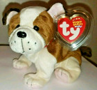 Ty Beanie Baby      Huggins The Dog  6 5 Inch  New Mwmts Plush Stuffed Animal Toy