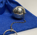 Gorham Sterling Silver Tea Ball Infuser 15g Perforated Dome Victorian Style