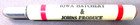 Vintage Iowa Hatchery   Johns Produce Perry Iowa Bullet Pencil  