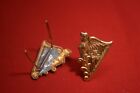 Hard To Find   Civil War Irish Brigade Brass Goddess Eire Harp Insignia Us   Cs