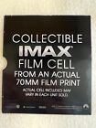 Interstellar 70mm Imax Film Cell - Matthew Mcconaughey