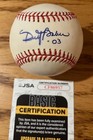 Dusty Baker Autographed Signed Rawlings Oml Practice Baseball Jsa Coa holo