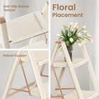 3 Step Ladder  3 Step Stool For Adults  Folding Step Ladder With Secure Footi   