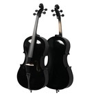 Cello 4 4 Full Size Basswood Set For Beginner With Bag bow rosin bridge Black